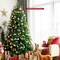 9ft Pre-Lit Snowy Christmas Hinged Tree 11 Flash Modes w/ 780 Multi-Color Lights